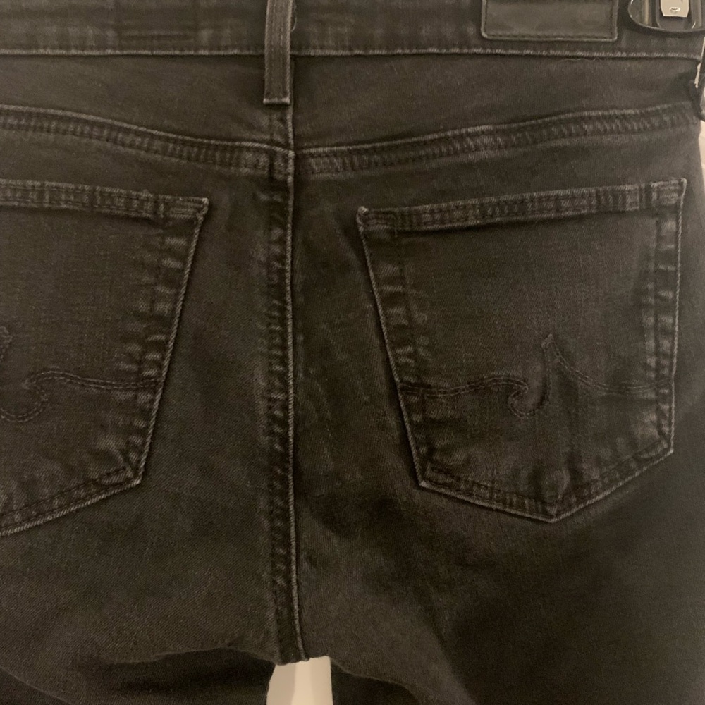 AG Adriano Goldschmidt Black Jeans - The Prima Ankle Sz 25R - Picture 7 of 9